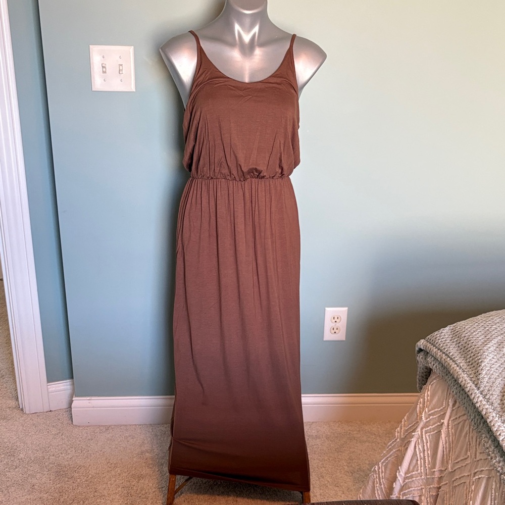 Olivia Rae Chocolate Maxi Dress